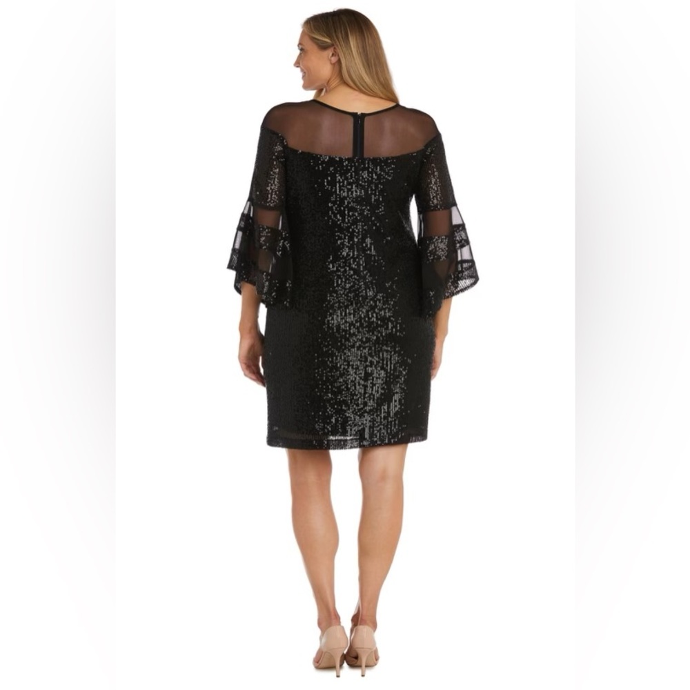 Plus Sequin Dress 🖤 - Picture 2 of 9